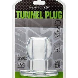 PERFECT FIT BRAND - ASS TUNNEL PLUG SILICONE CLEAR L 2